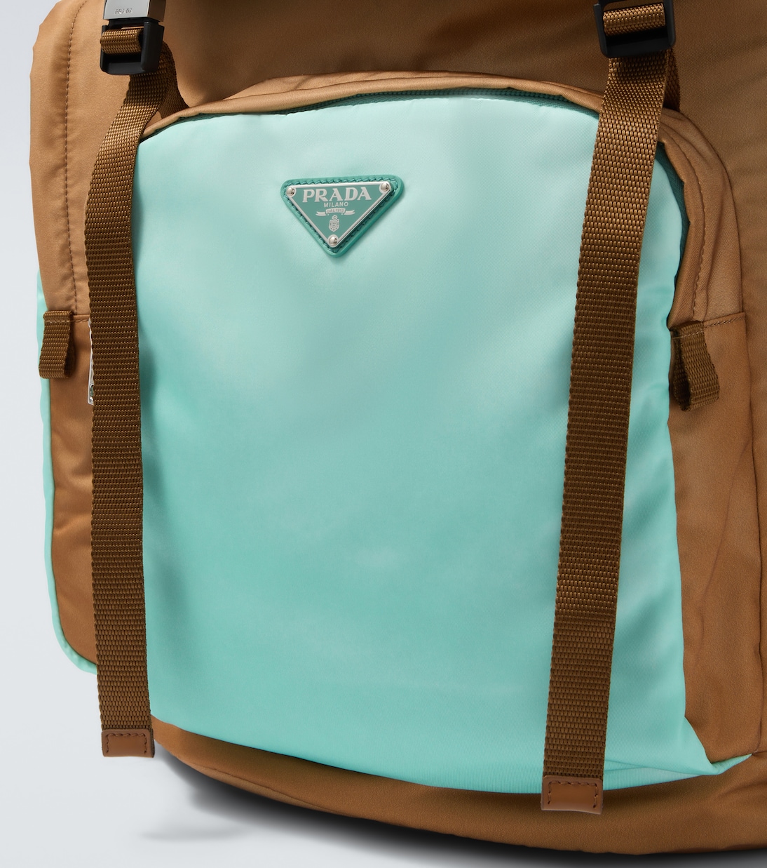 Large Re-Nylon and Saffiano leather backpack | Prada