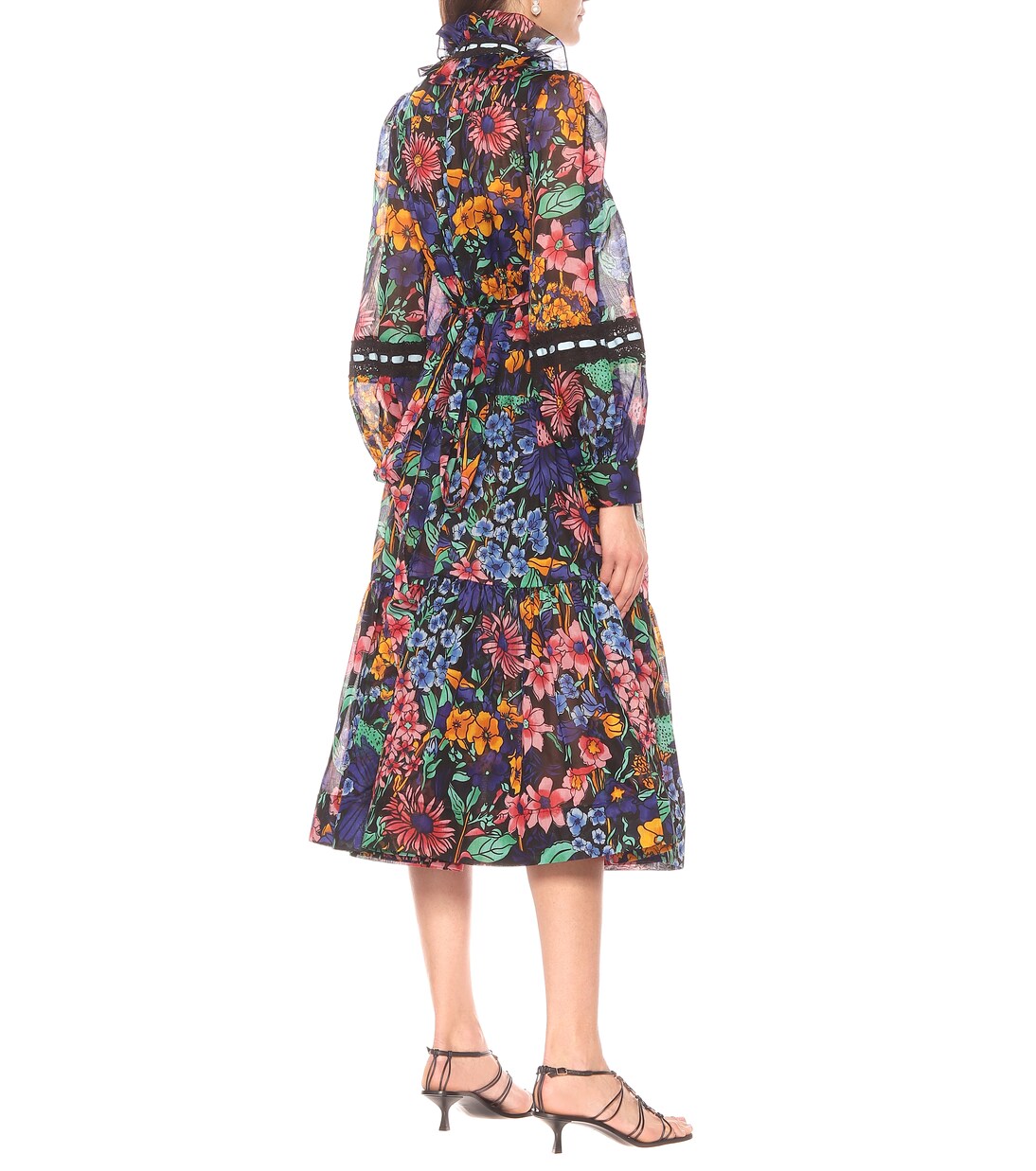 Robe midi imprimée en coton | Marc Jacobs