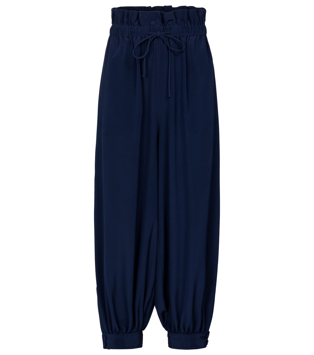 Pantalon Lauryn à taille haute en soie | Stella McCartney