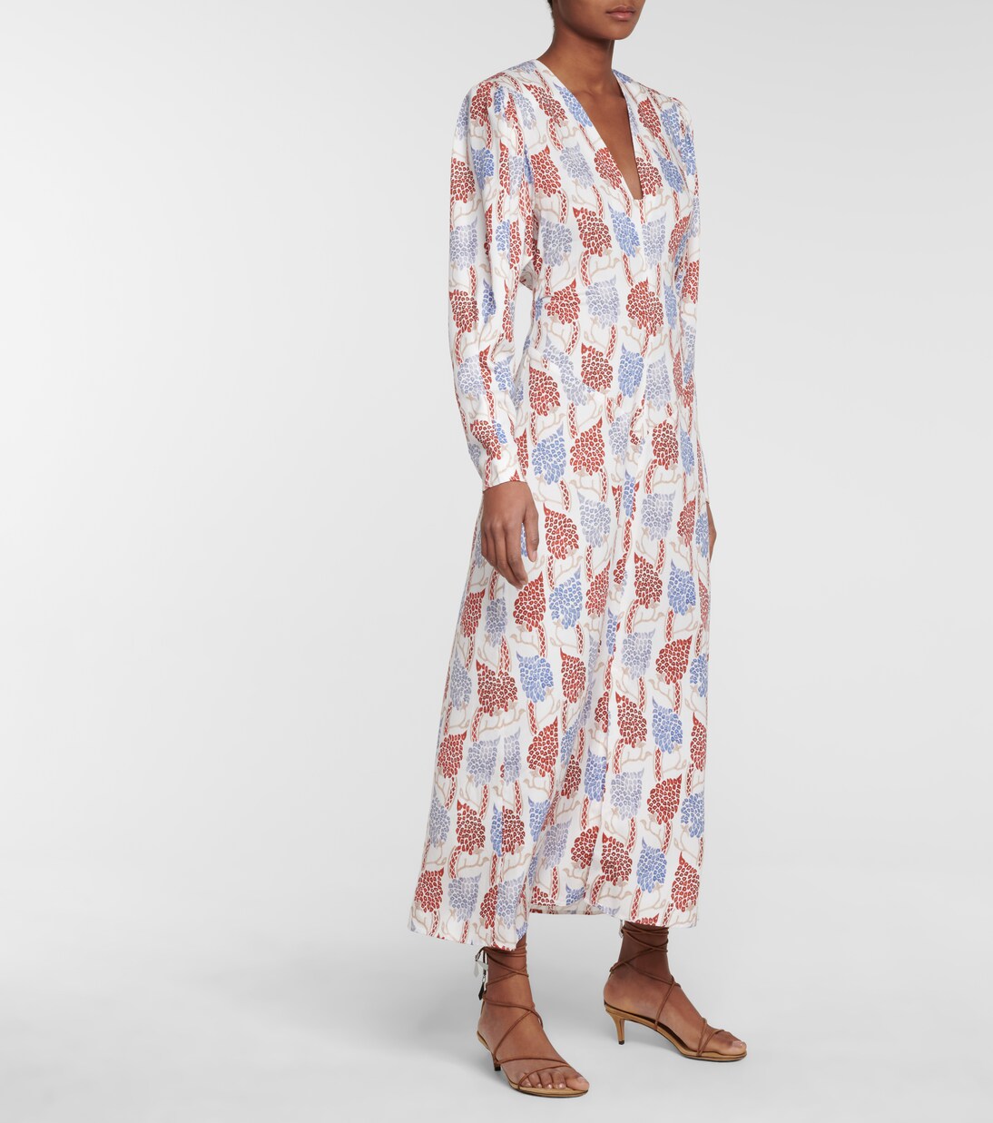 Robe midi Bagenia à fleurs | Isabel Marant