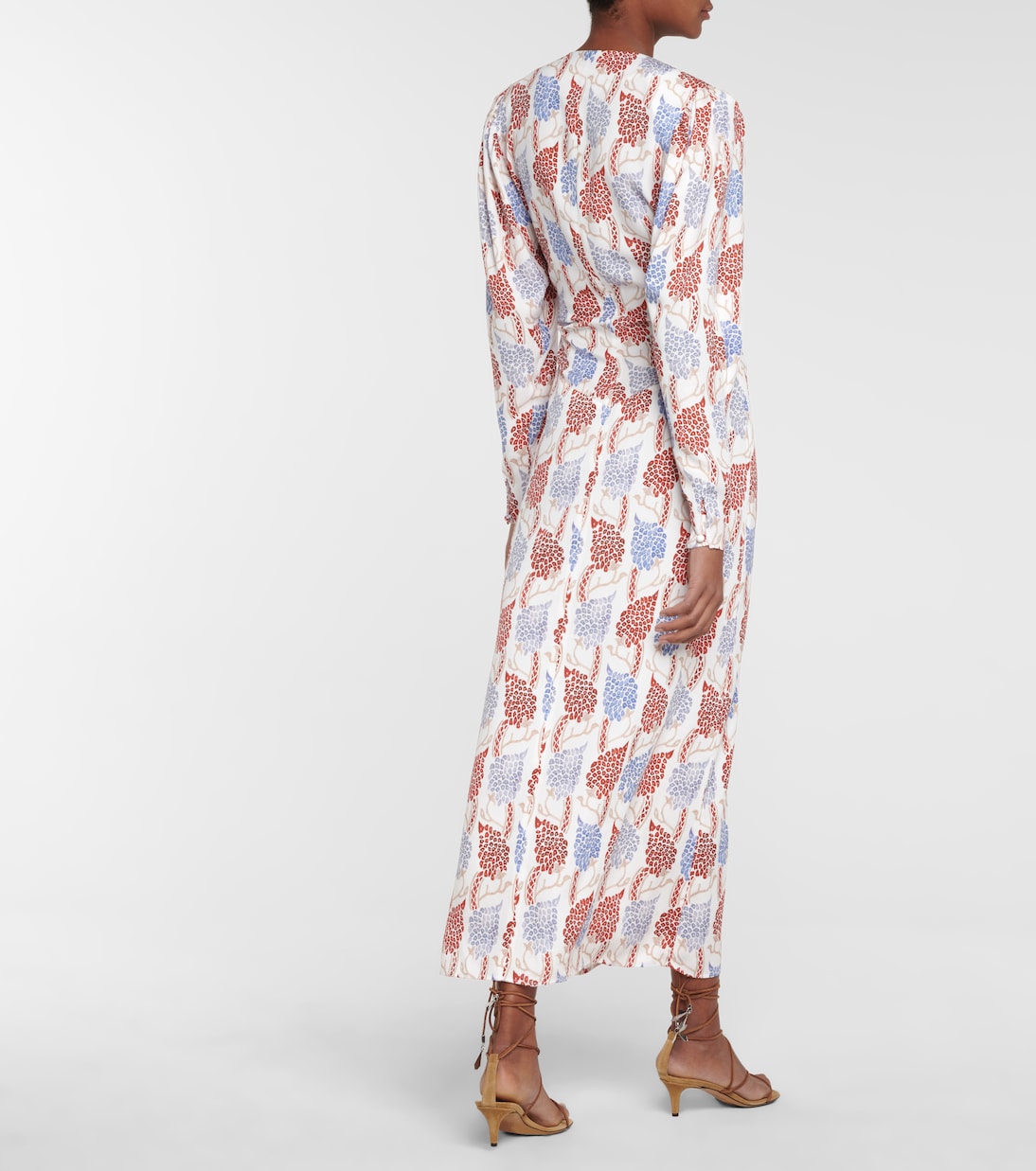 Robe midi Bagenia à fleurs | Isabel Marant
