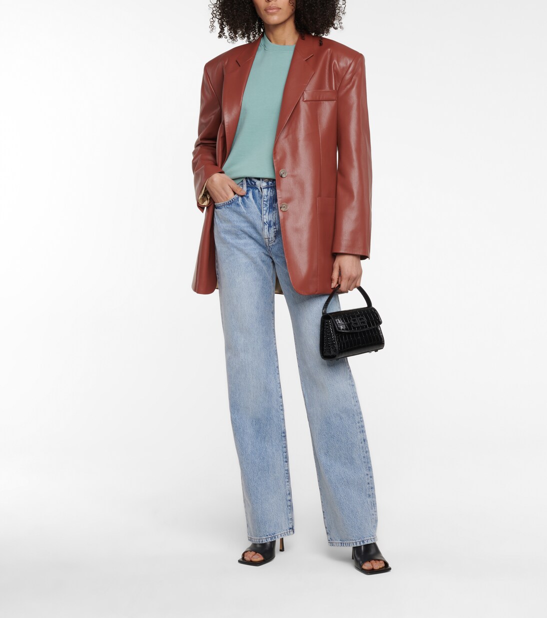 High-Rise Straight Jeans Le Jane | Frame