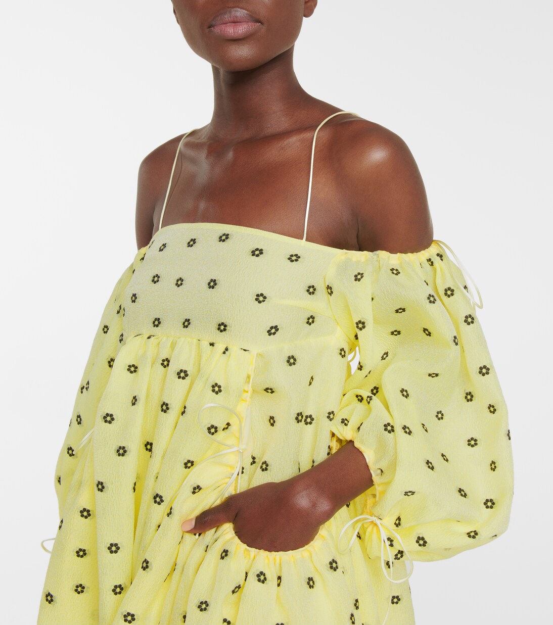 Robe midi Bethany à fleurs | Cecilie Bahnsen