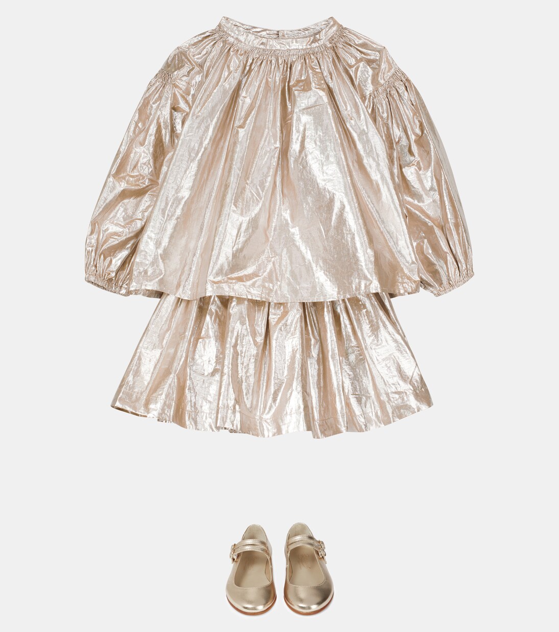 Habillee cotton-blend blouse | Bonpoint