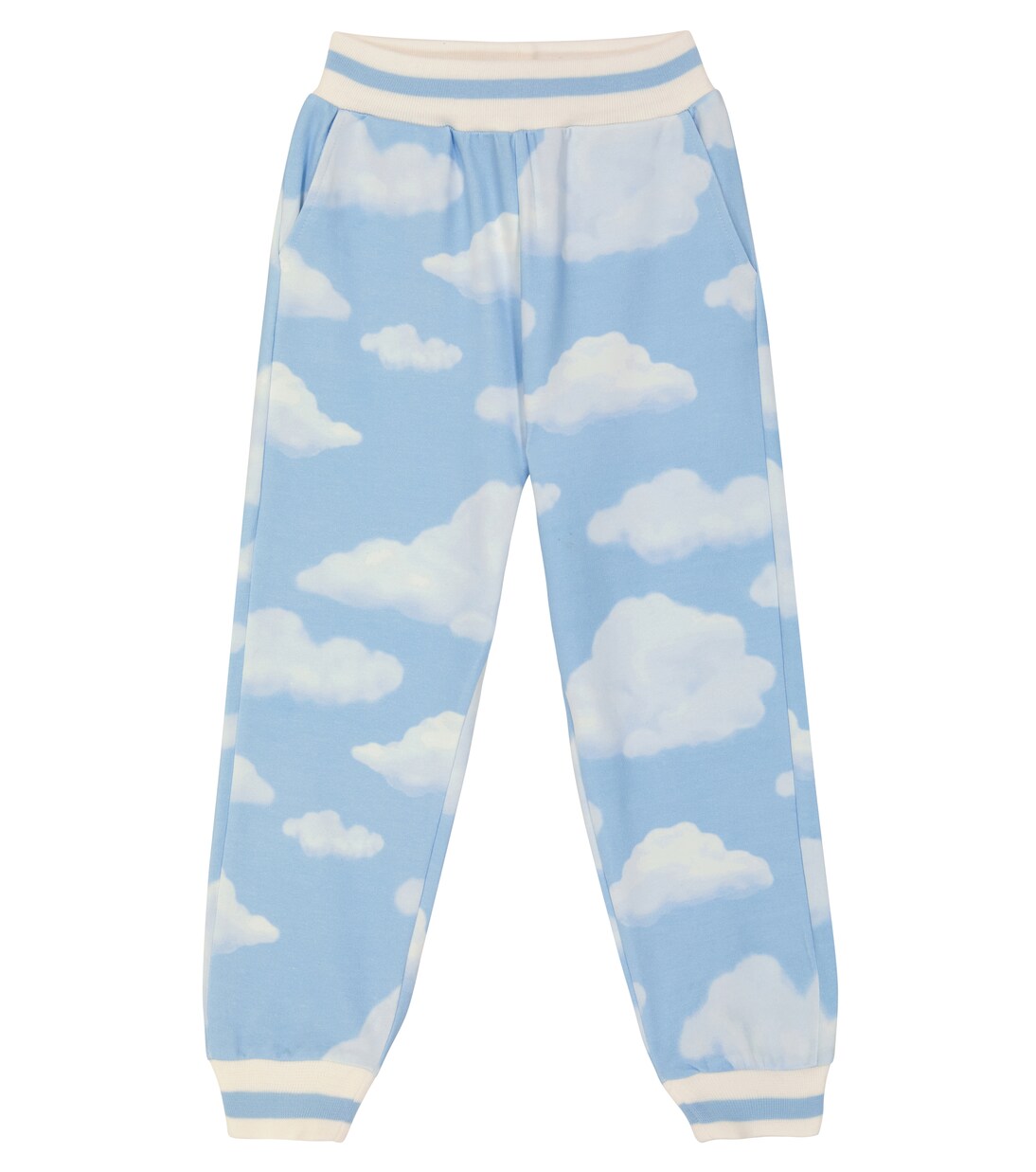 Printed cotton-blend sweatpants | Monnalisa