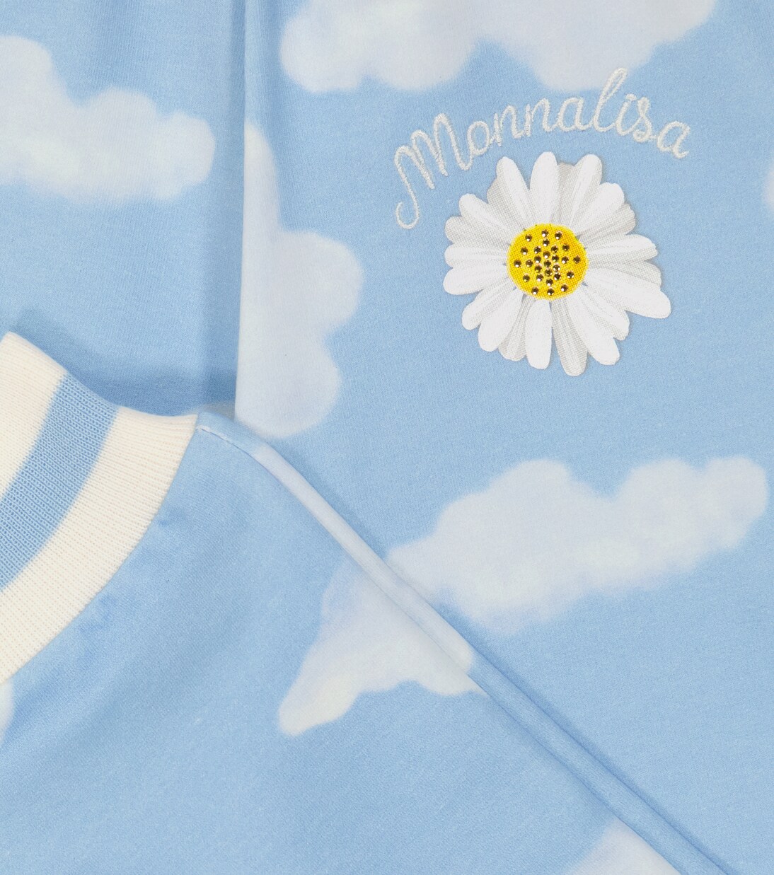 Printed cotton-blend sweatpants | Monnalisa