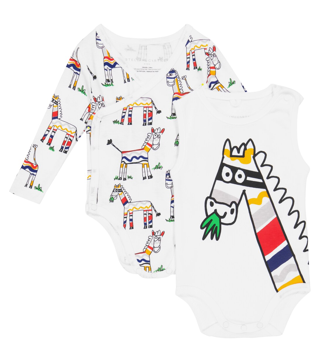 Baby Set of 2 cotton bodysuits | Stella McCartney Kids