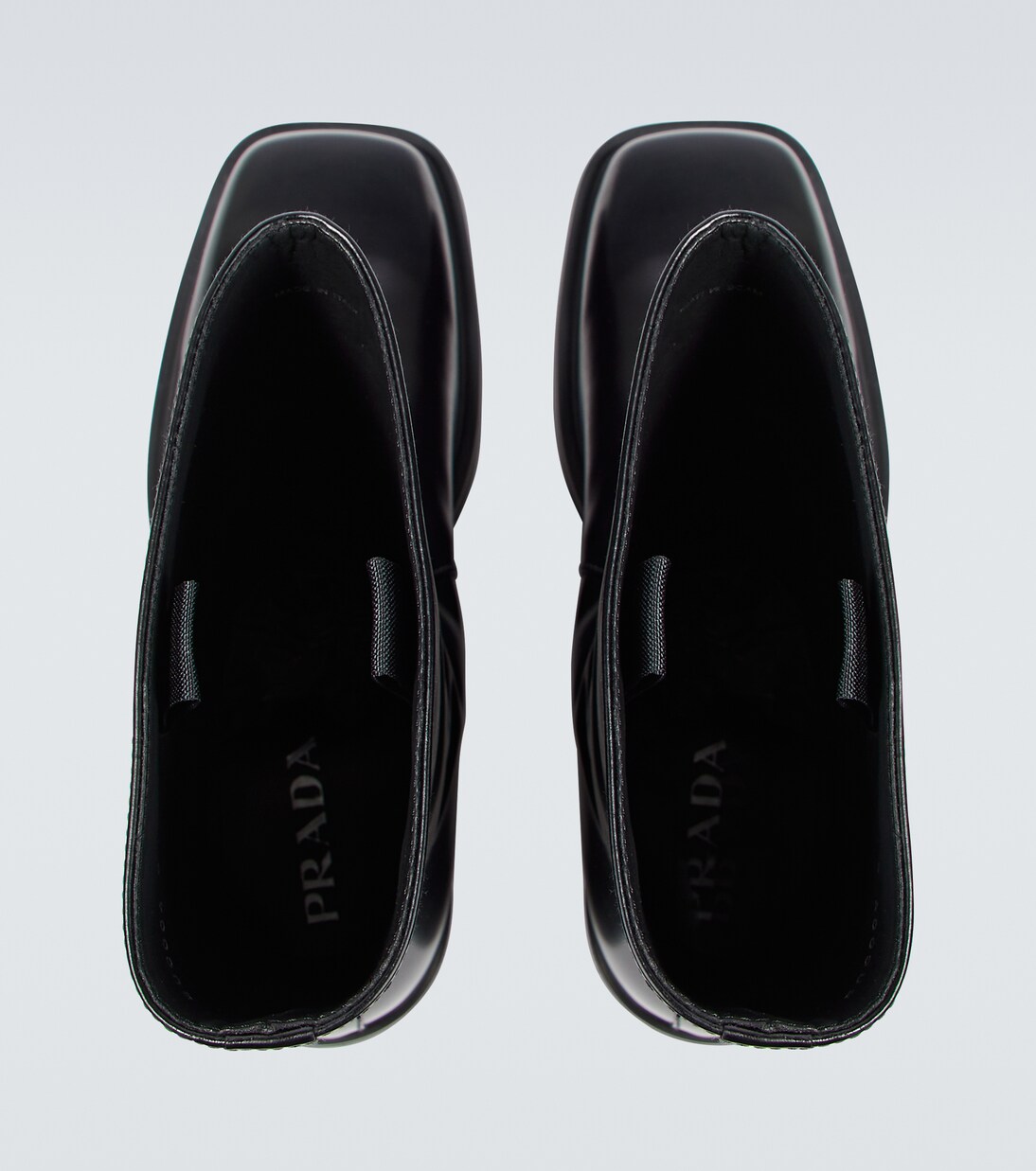 Brushed leather Chelsea boots | Prada