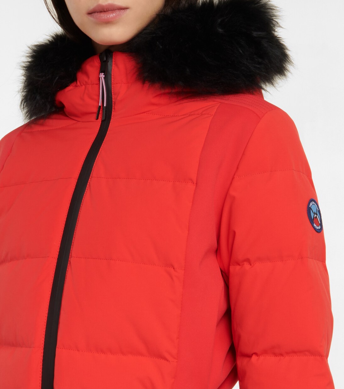 Skijacke mit Shearling | Yves Salomon