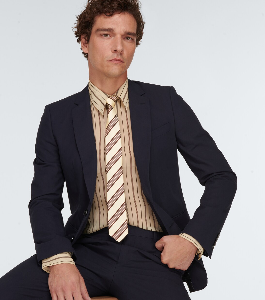 Cravatta in seta stampata | Dries Van Noten