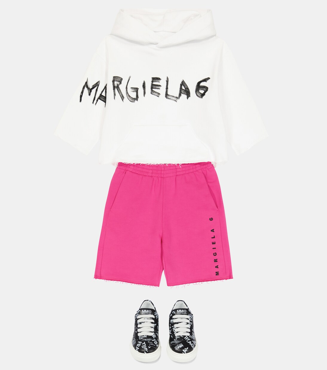 Shorts aus Baumwoll-Jersey | MM6 Maison Margiela Kids