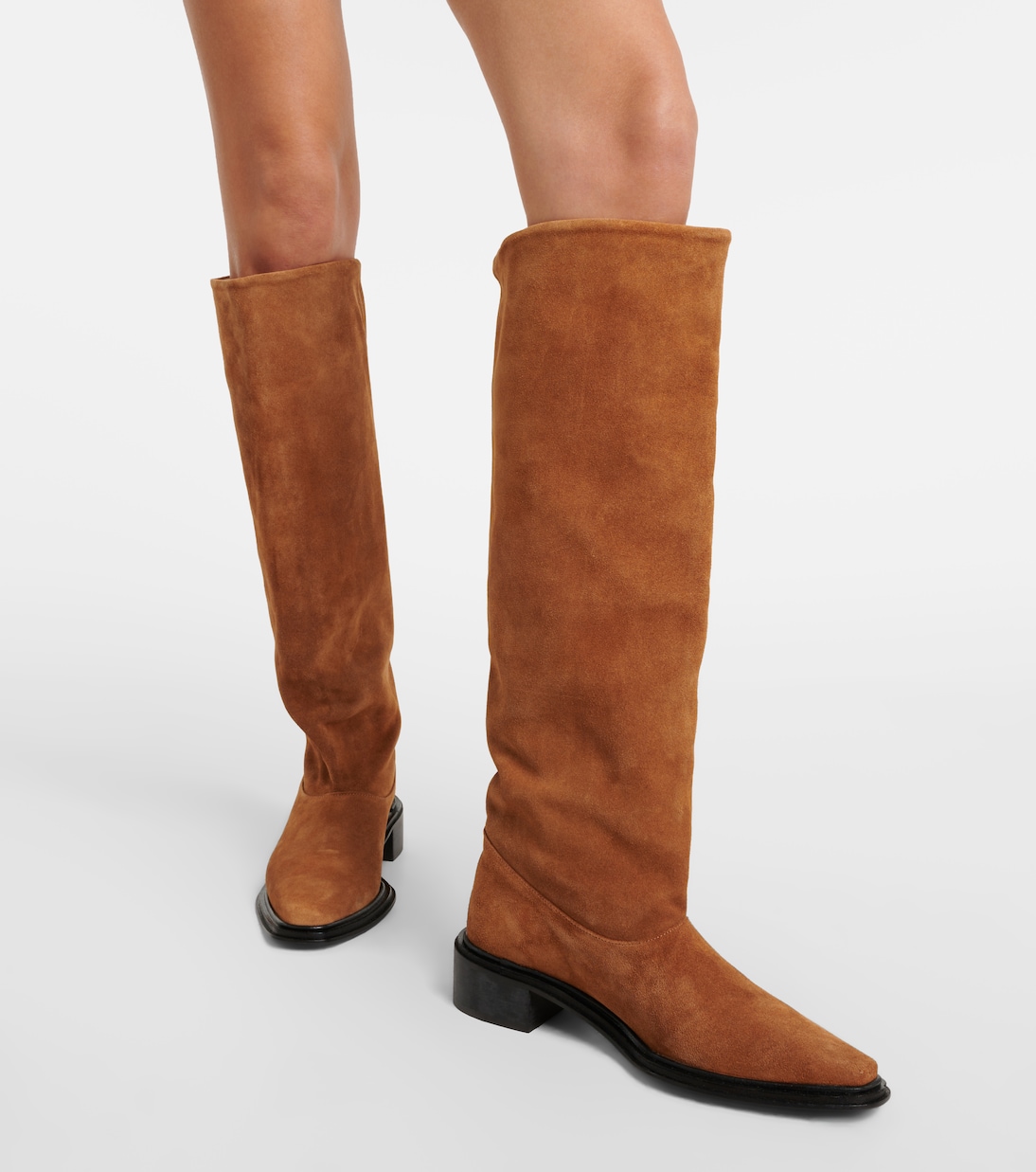 Bertran suede knee-high boots | Souliers Martinez