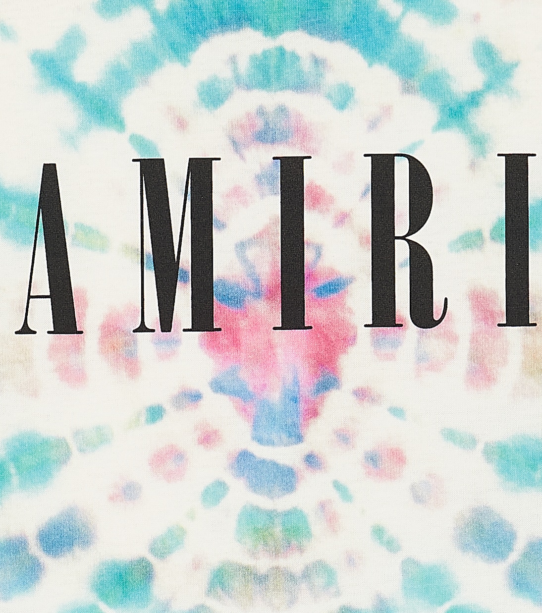 Logo tie-dye cotton jersey T-shirt | Amiri Kids
