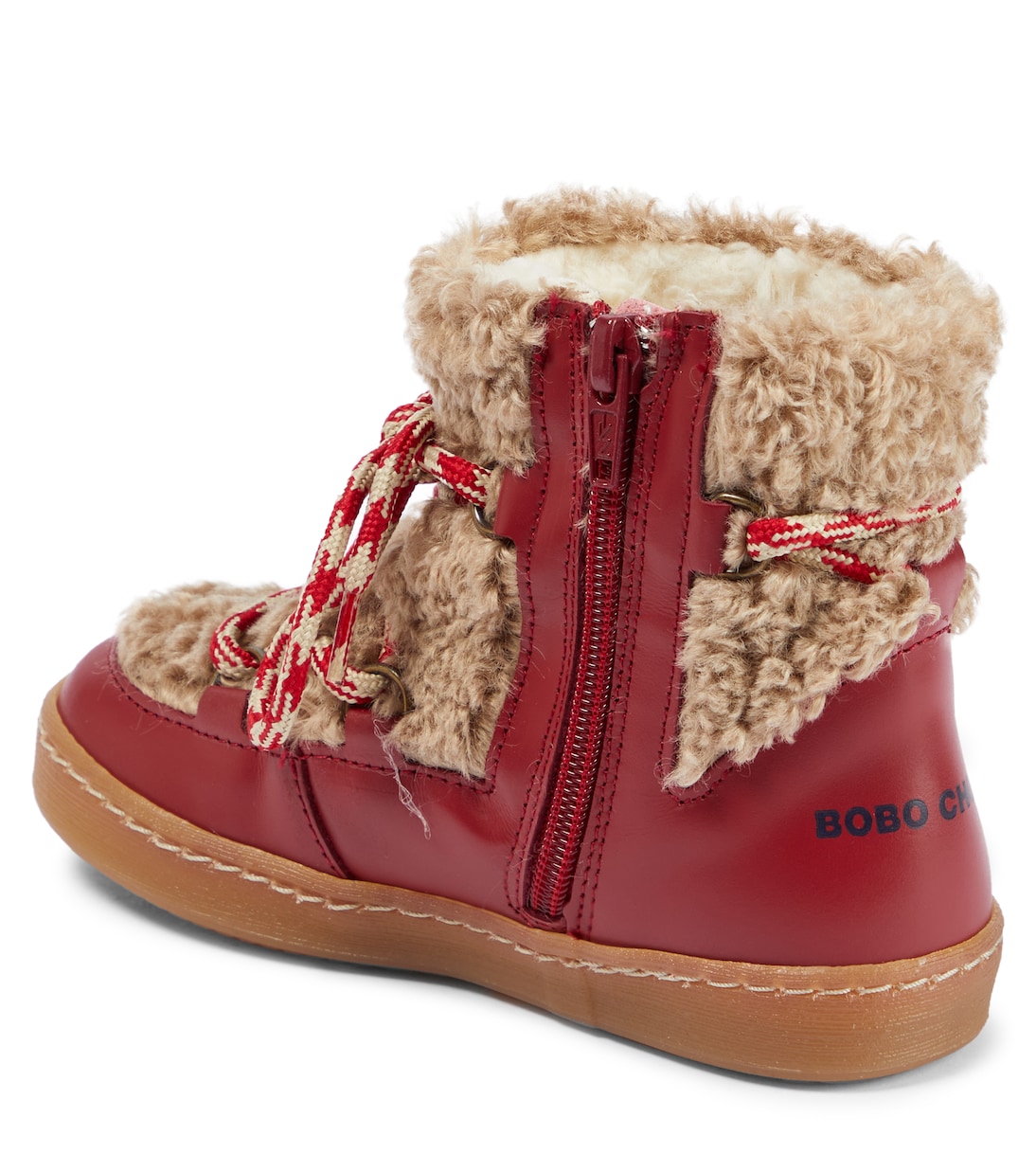Leather-trimmed ankle boots | Bobo Choses