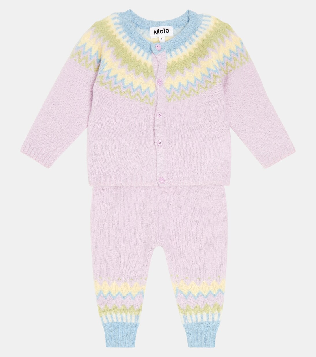 Baby - Cardigan e pantaloni in misto lana | Molo