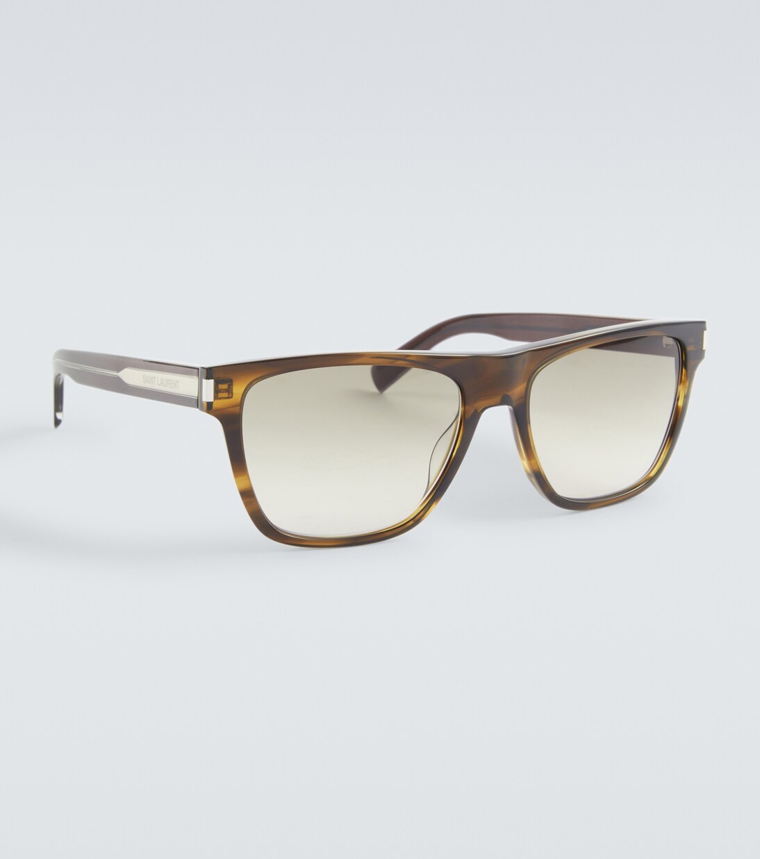 Tortoiseshell square sunglasses | Saint Laurent