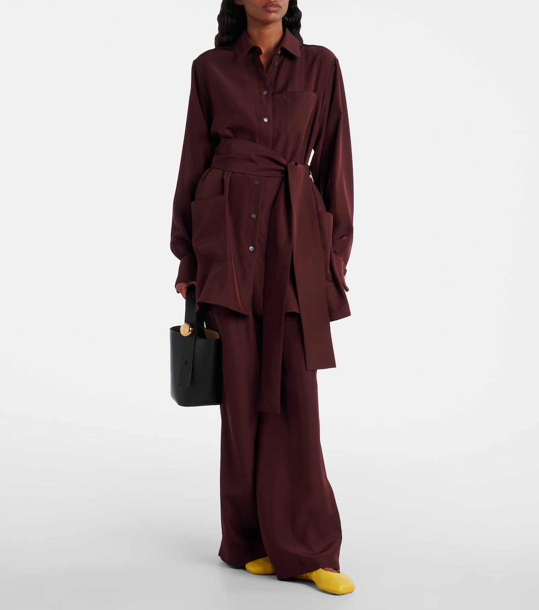 Bucket Bag Pebble Mini aus Leder | Loewe