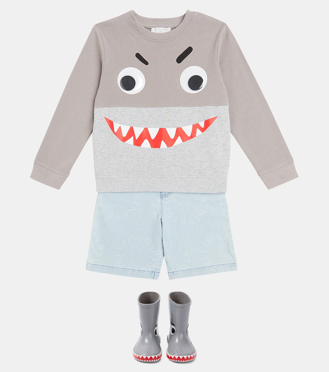 Sudadera de jersey de algodón estampada | Stella McCartney Kids