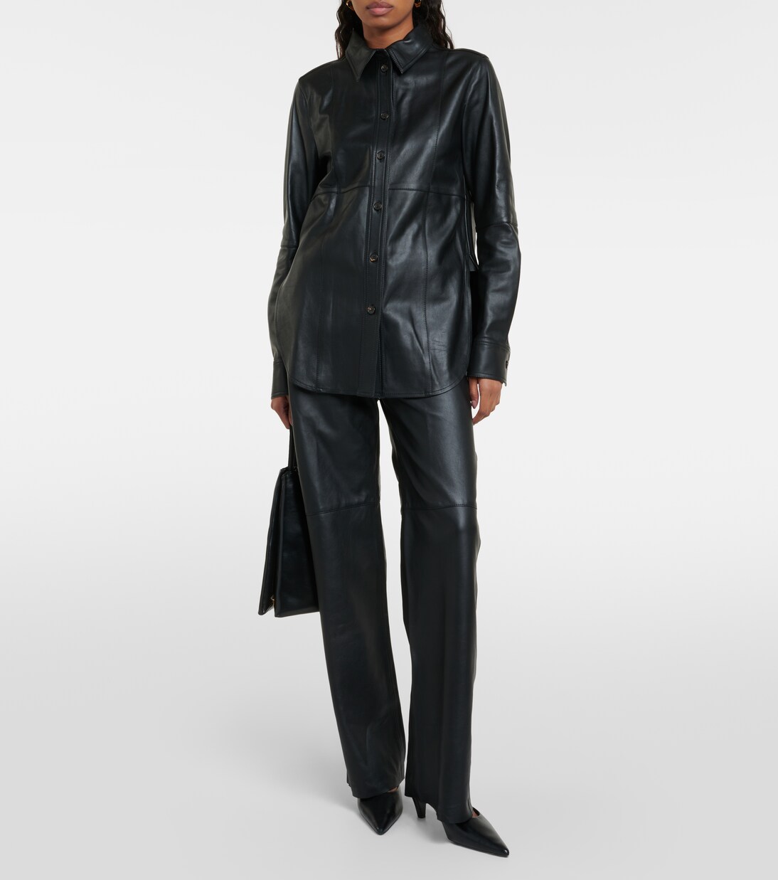 Leather overshirt  | Toteme