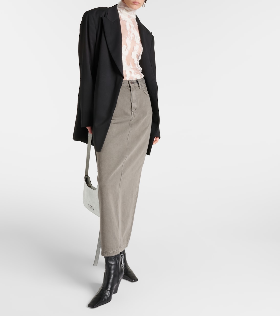 Philo 데님 맥시 스커트 | Acne Studios