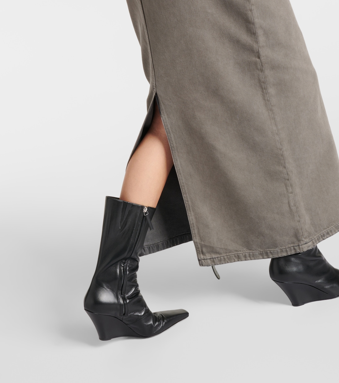 Philo 데님 맥시 스커트 | Acne Studios