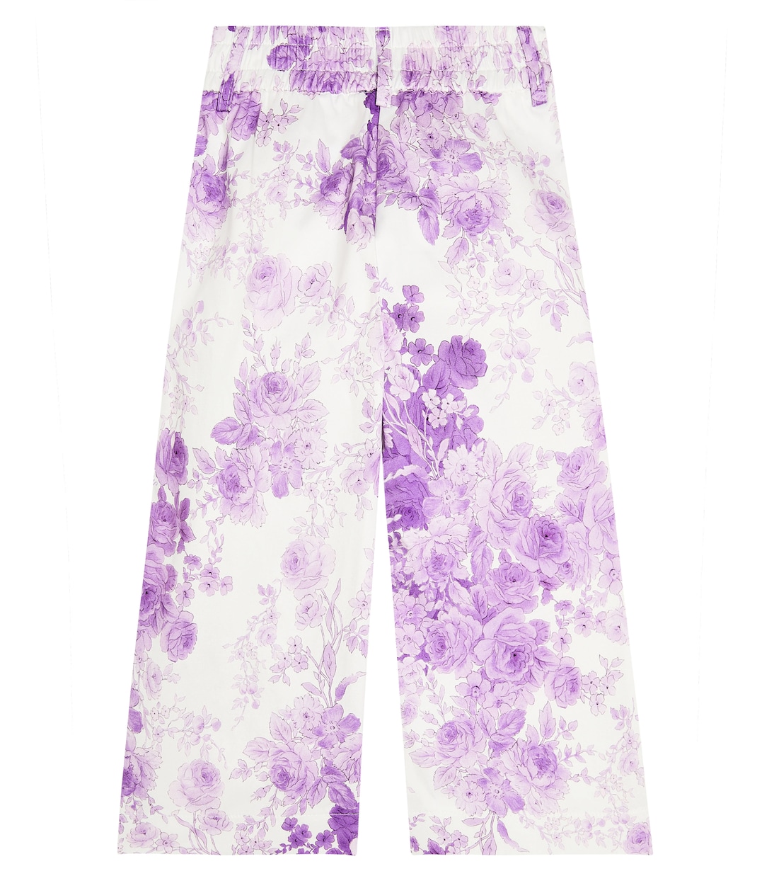 Pantaloni a gamba larga in cotone | Monnalisa