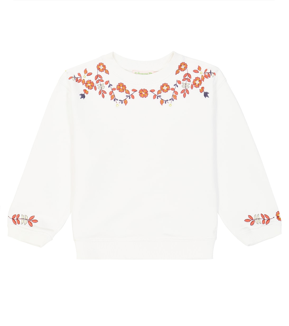 Dolores embroidered cotton-blend sweatshirt | Bonpoint