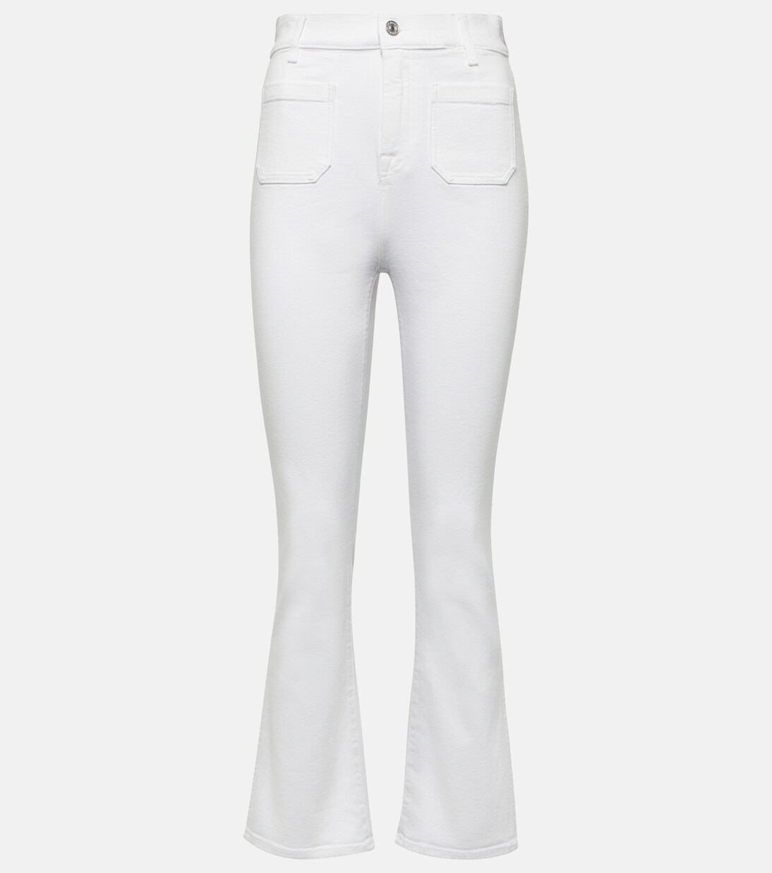 Jeans flared cropped de tiro alto | 7 For All Mankind
