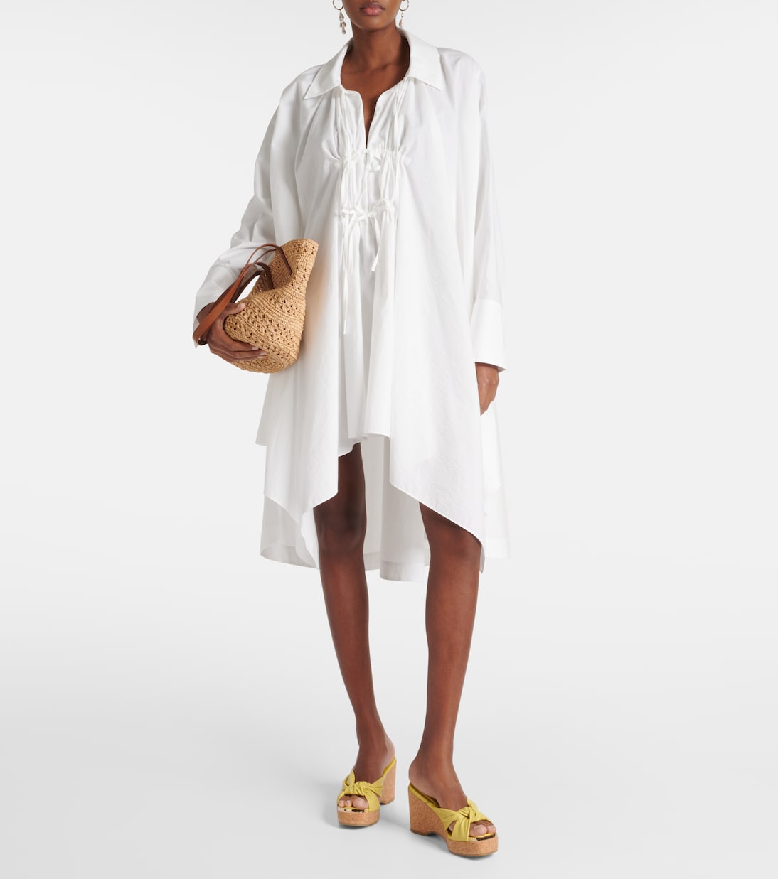 Wedge-Pantoletten Avenue aus Leder | Jimmy Choo