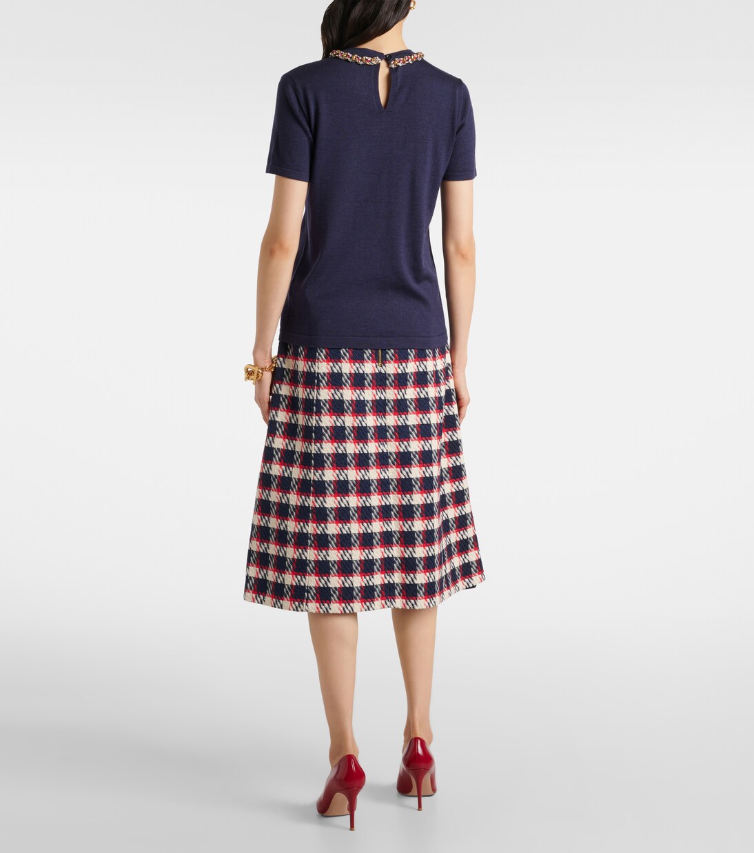 Pull en laine et soie | Carolina Herrera