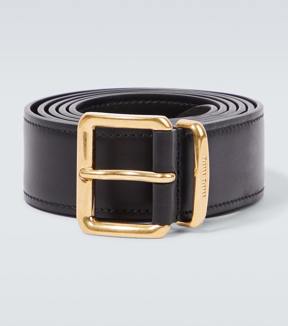 Leather belt | Miu Miu