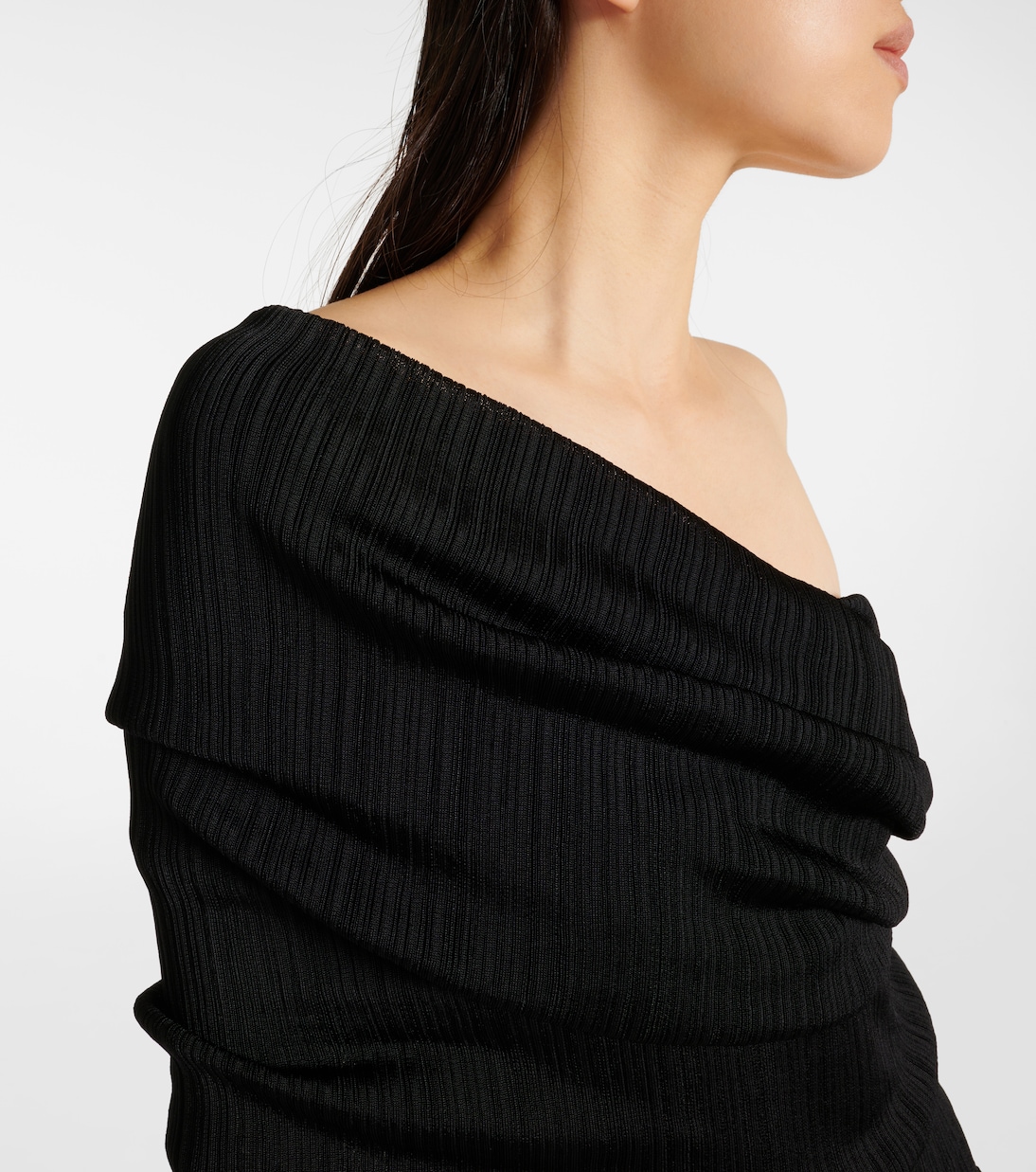 Robe longue à encolure bardot | Alaïa