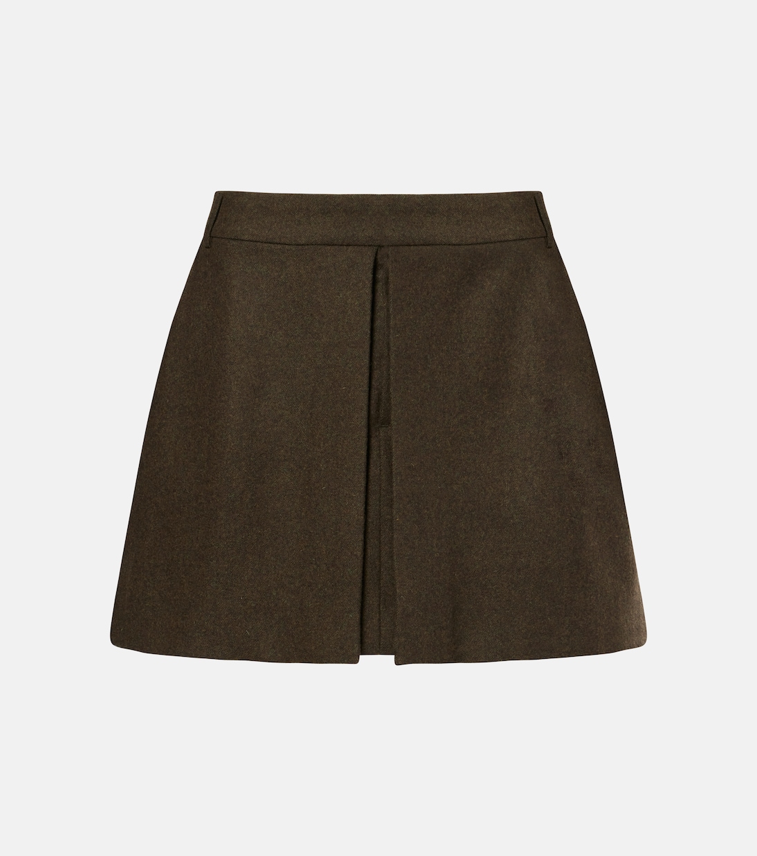 Wool flannel miniskirt | Ami Paris