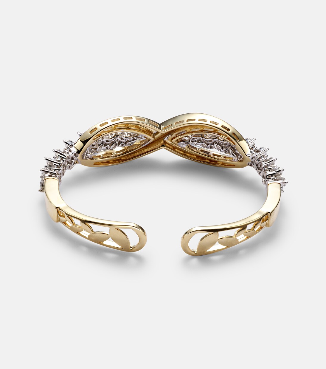 Pulsera Golden Strada de oro de 18 ct con diamantes | Yeprem