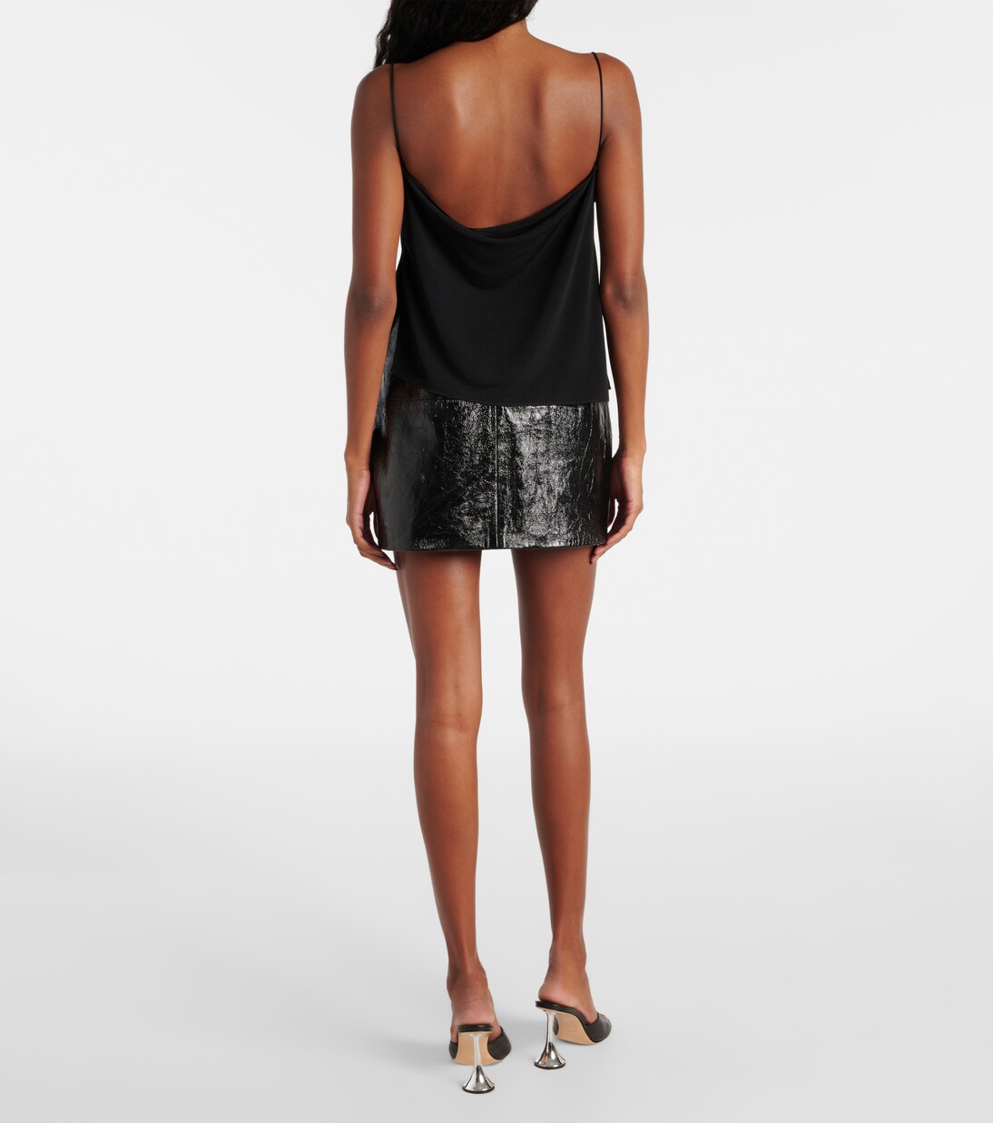 Top Boa aus Jersey mit Federn | Coperni