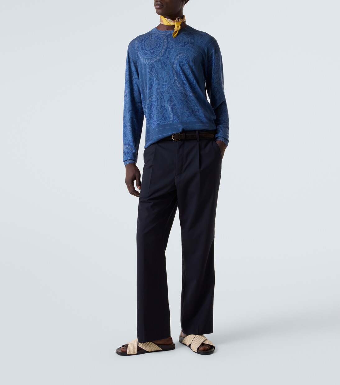 Paisley silk and cashmere sweater | Etro