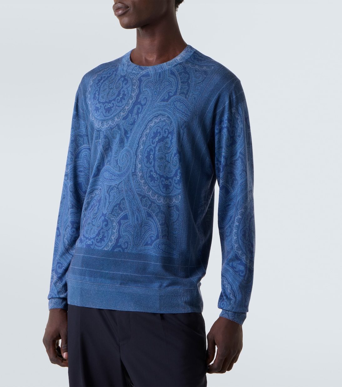 Paisley silk and cashmere sweater | Etro