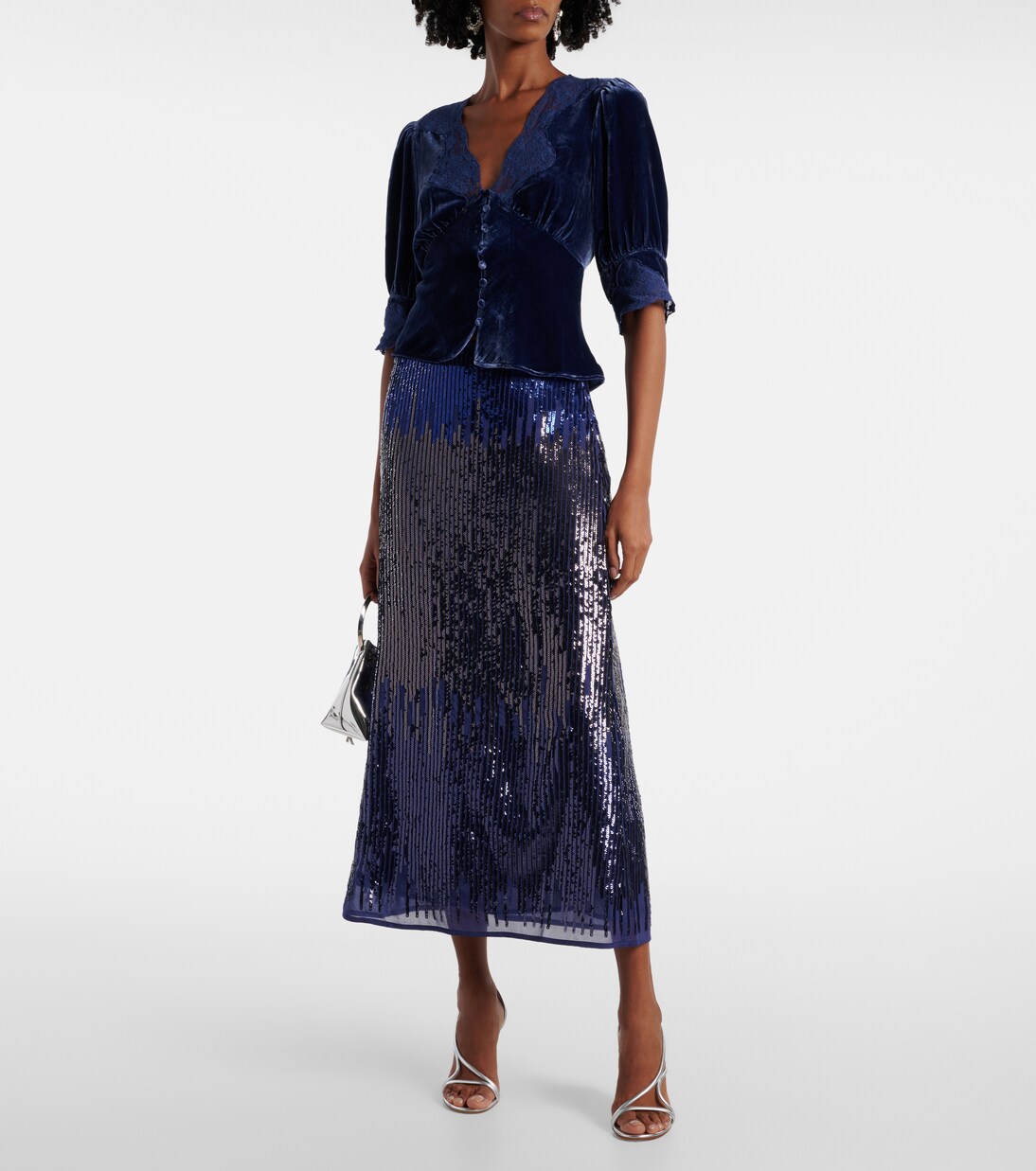 Midirock Kelly mit Pailletten | Rixo