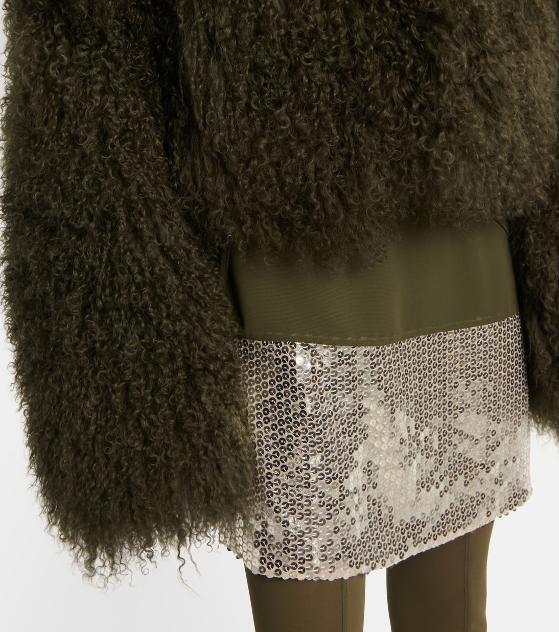 Chaqueta bomber de borrego | The Attico