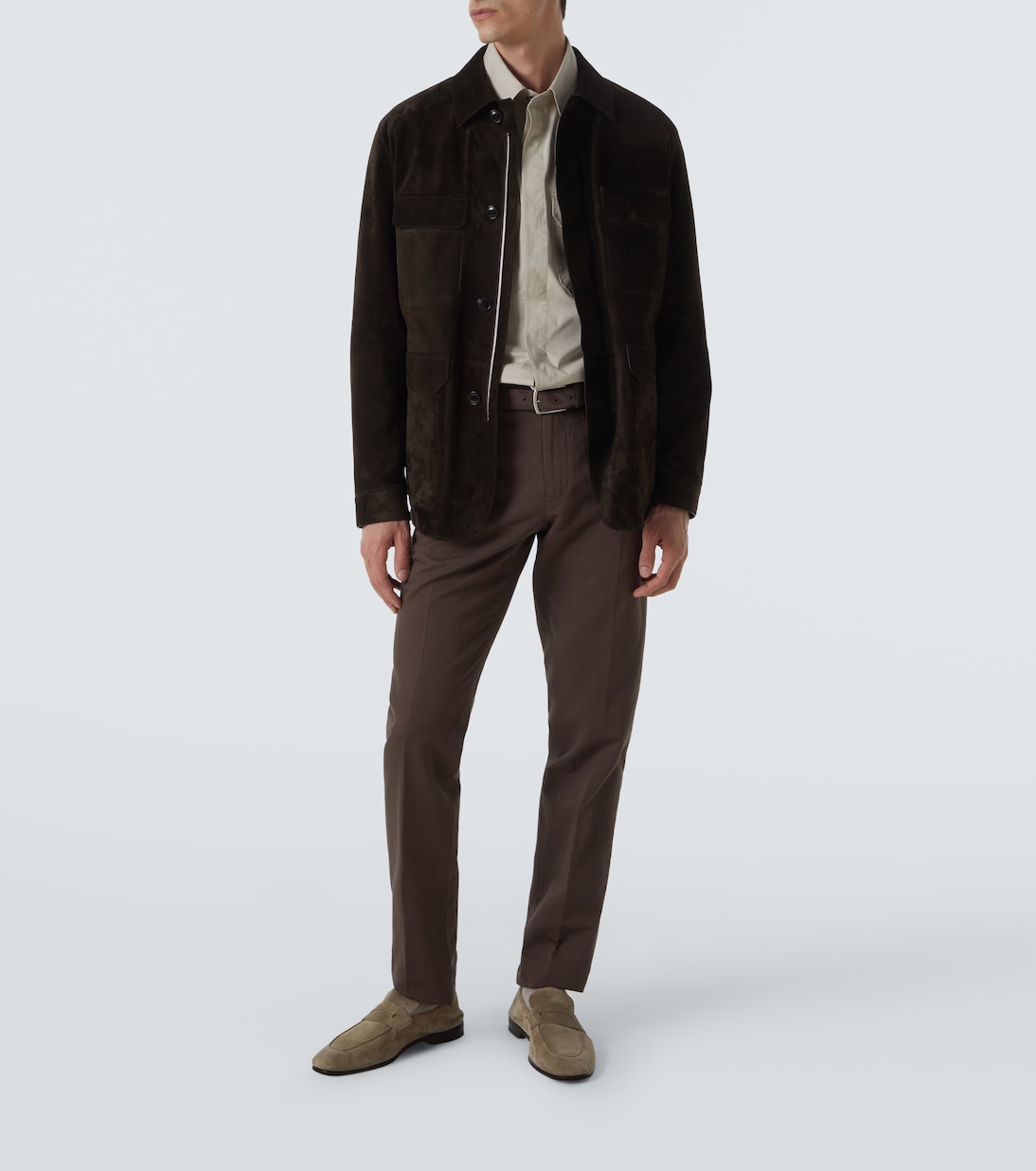 Leather field jacket | Zegna