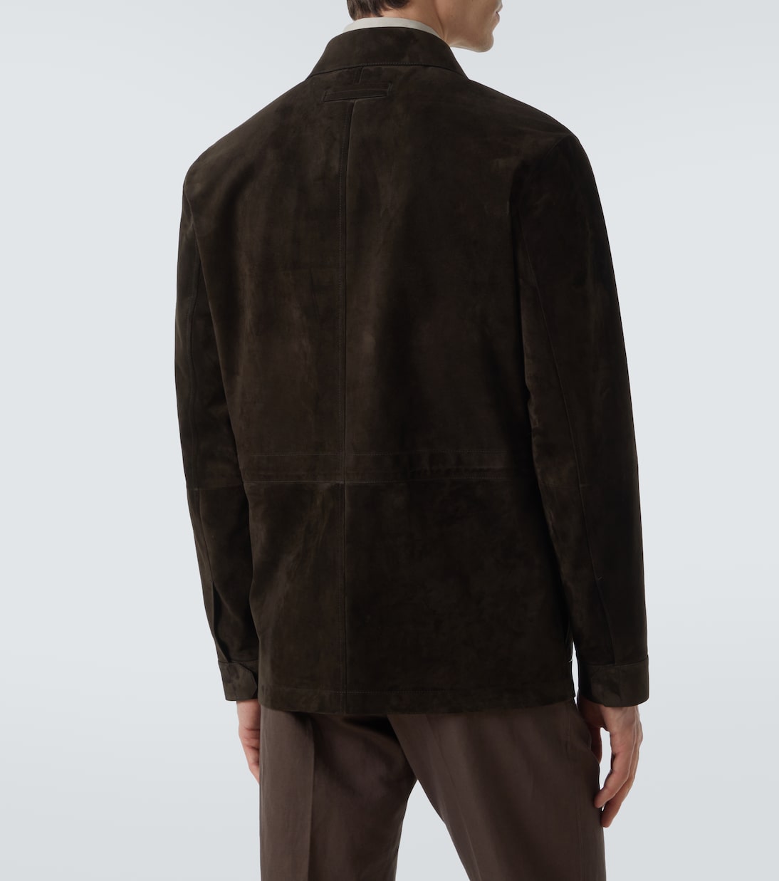 Leather field jacket | Zegna