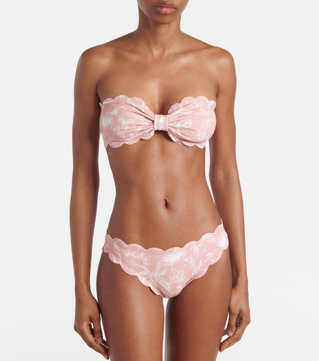 Culotte de bikini Antibes à fleurs | Marysia