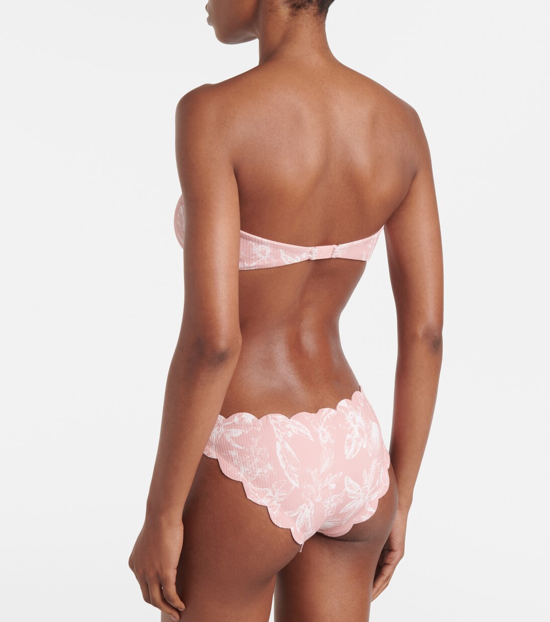 Culotte de bikini Antibes à fleurs | Marysia