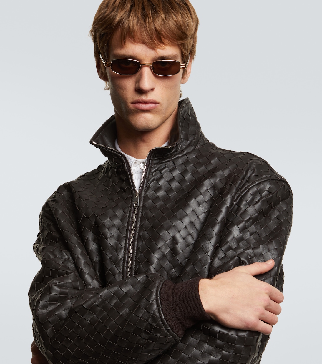 Bolt rectangular sunglasses | Bottega Veneta