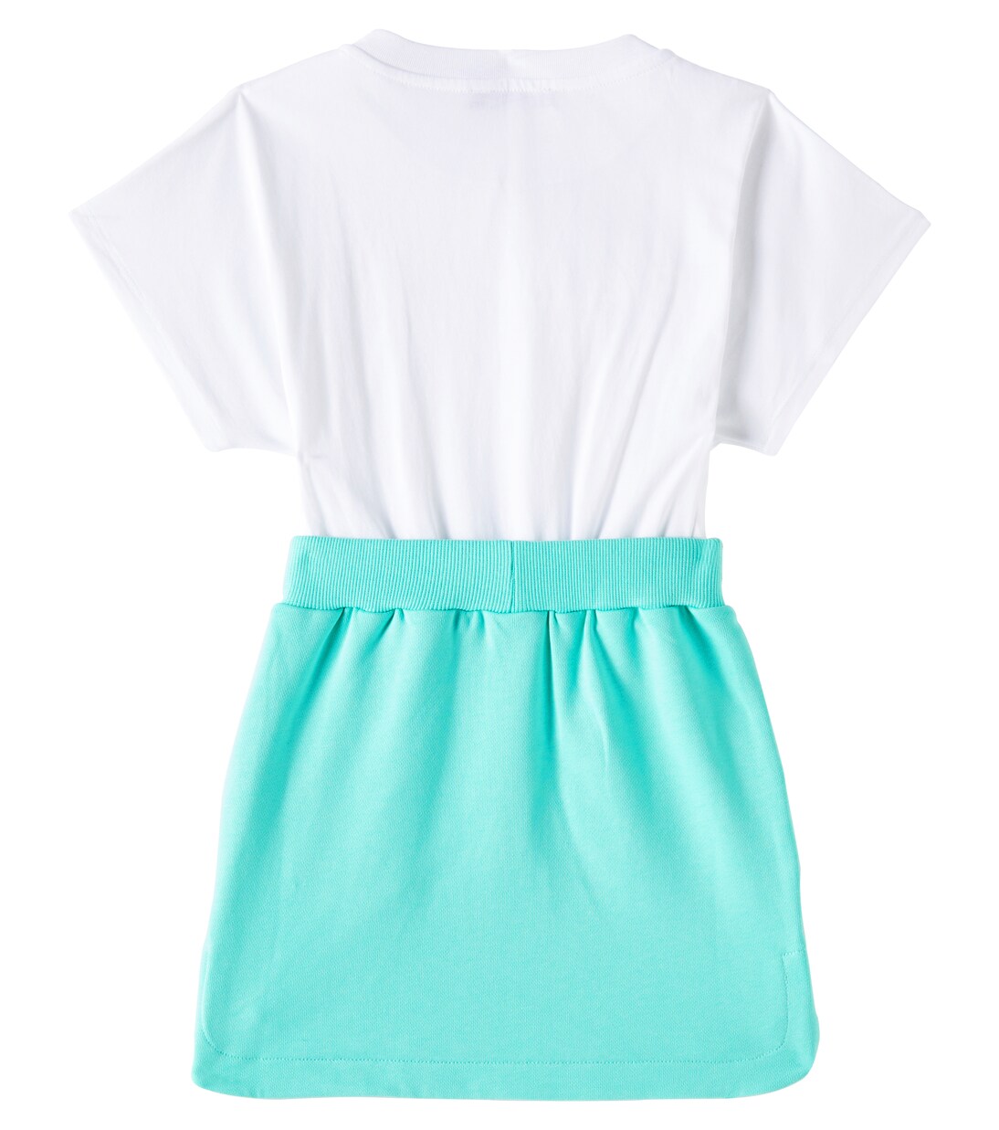 Logo cotton jersey dress | Balmain Kids