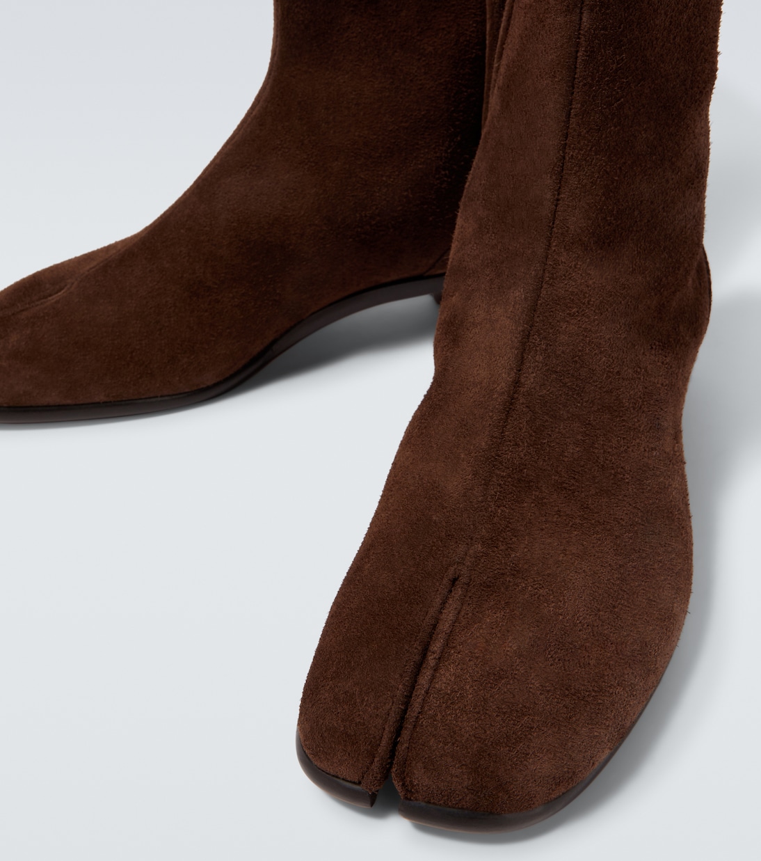 Ankle Boots Tabi aus Veloursleder | Maison Margiela