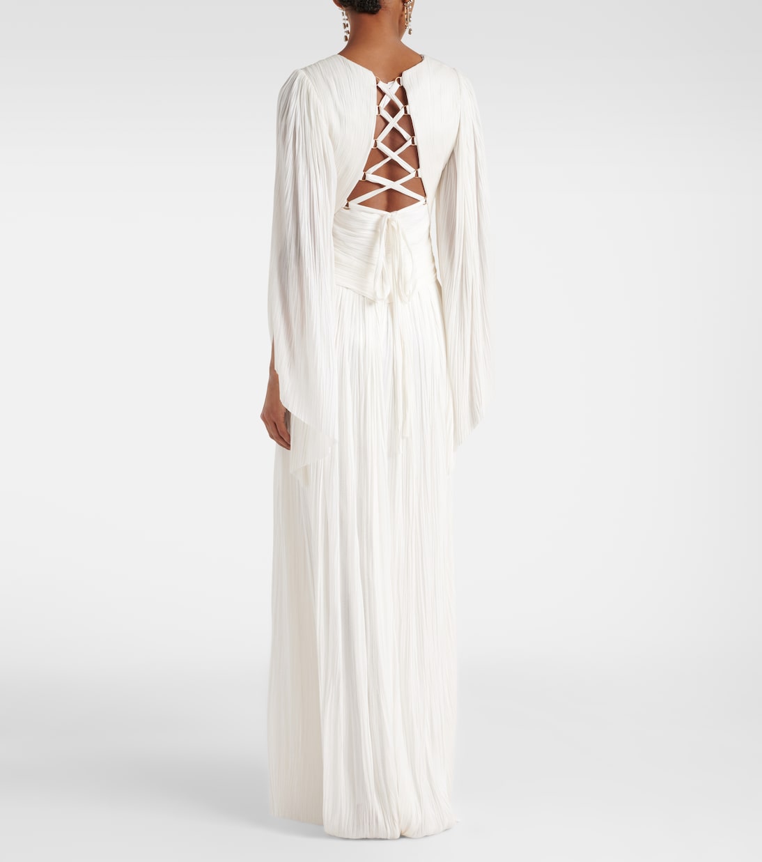 Robe longue Alana B en soie | Maria Lucia Hohan