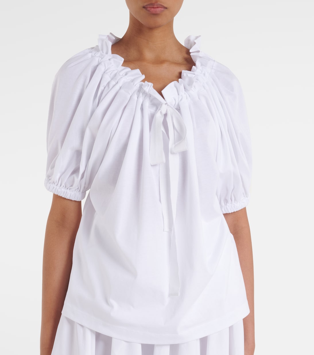 Cotton jersey top | Patou