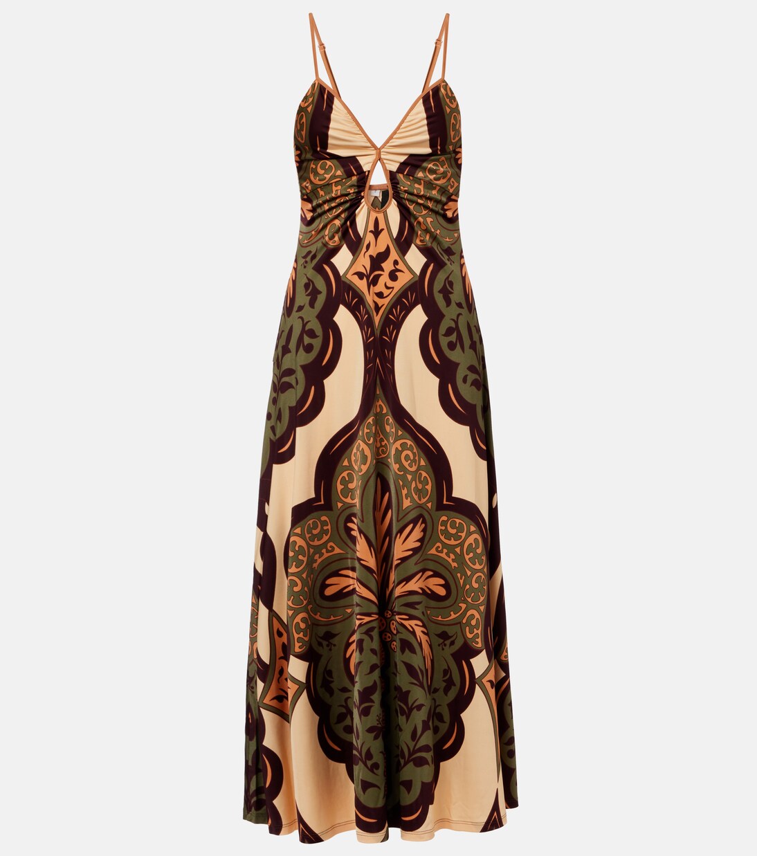 Bedrucktes Midikleid aus Jersey | Johanna Ortiz