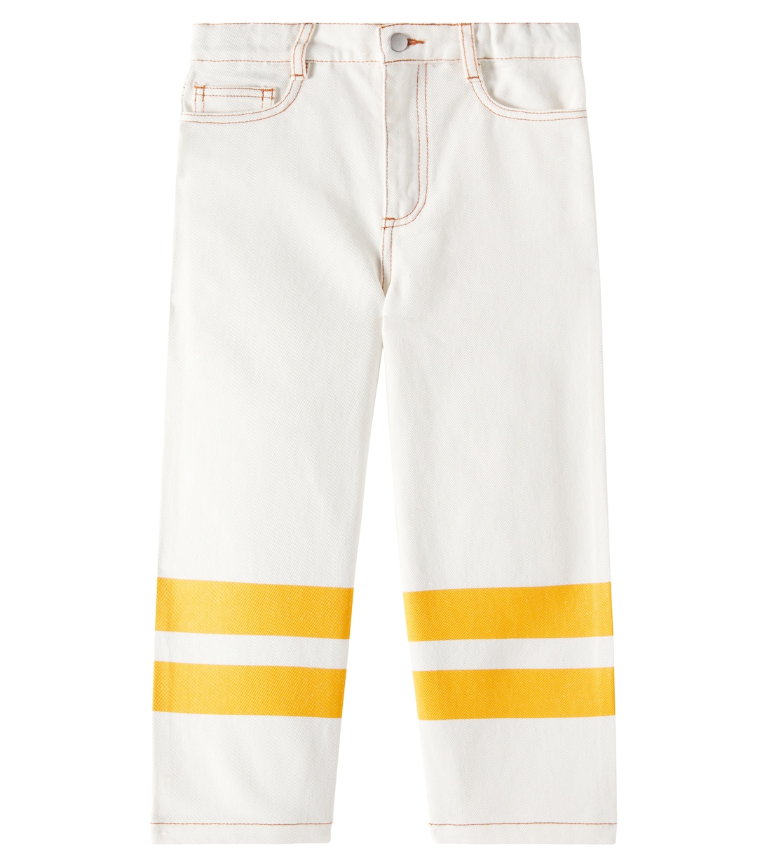 Striped cotton twill pants | Tinycottons